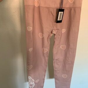 Darc Sport Light Pink Heart Leggings